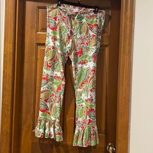 EUC mud pie cover up/sleep pants